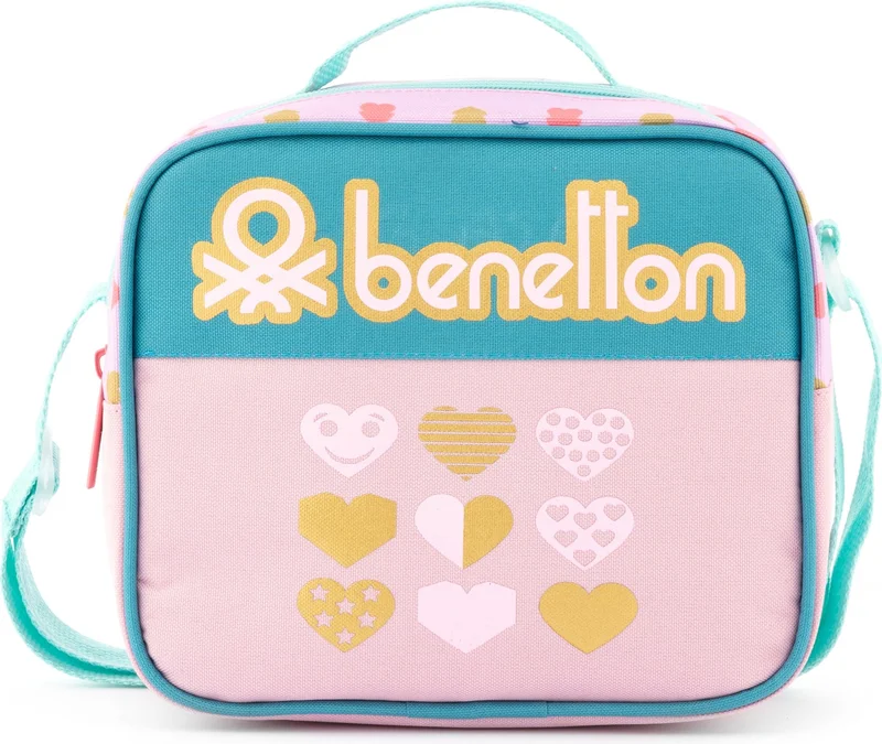 يونايتد كولورز أوف بينتيون Heart Detailed Girls Lunch Bag