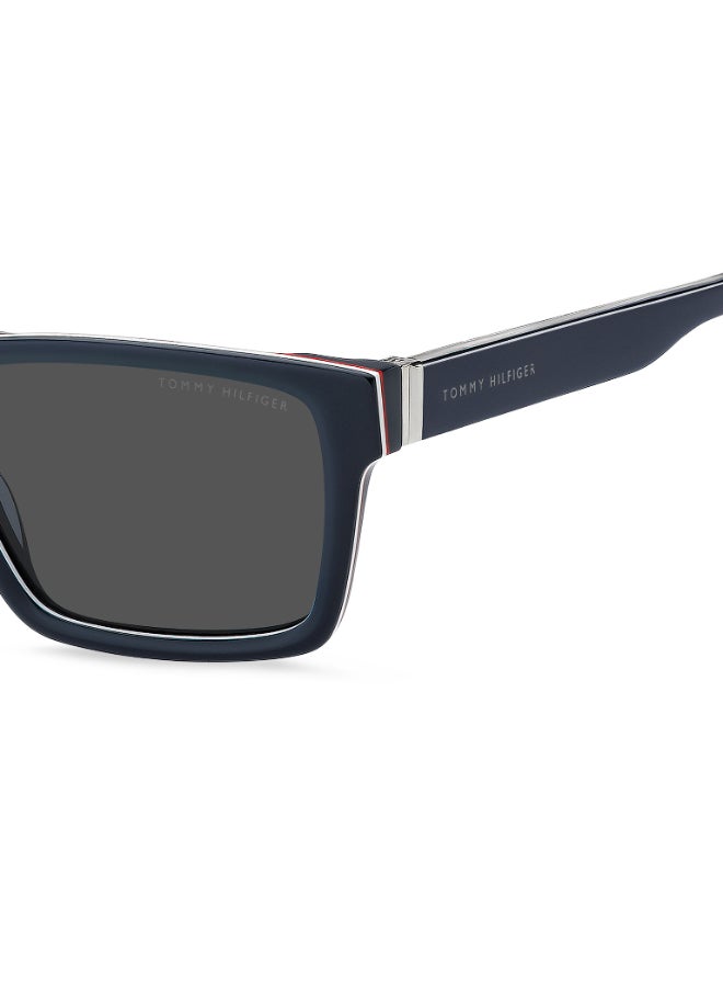 TOMMY HILFIGER TH 2309/S Sunglasses Blue Rectangular - Image 5