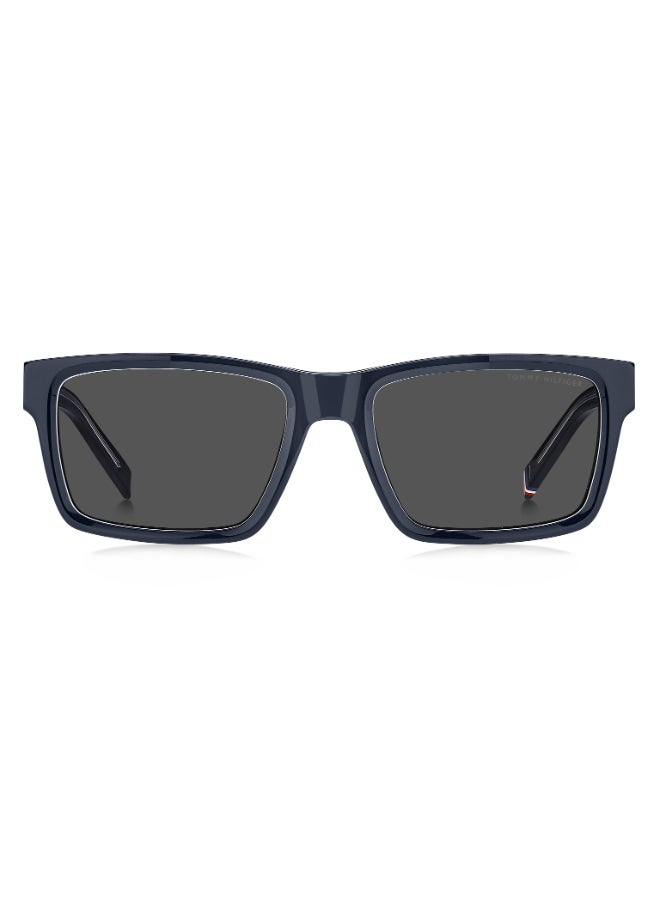 TOMMY HILFIGER TH 2309/S Sunglasses Blue Rectangular - Image 3