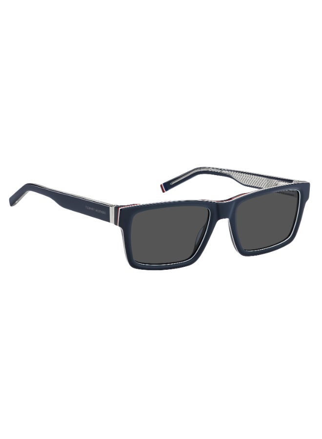 TOMMY HILFIGER TH 2309/S Sunglasses Blue Rectangular - Image 2