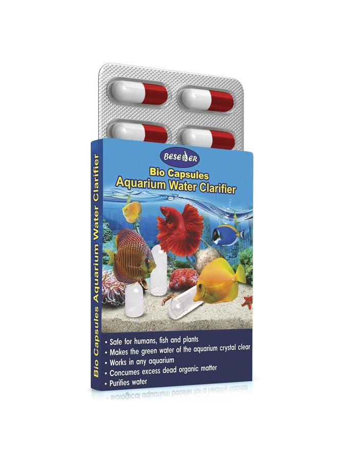 Beseder Bio Starter. Aquarium Booster. Fish Tank Water Cleaner. Digester of Excess nutrients. Makes Water Healthy, Reduces The Amount of Nitrite and Ammonia. Reduces The Need for Aquarium Cleaning. - Image 1
