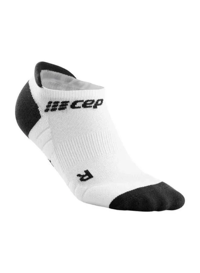 سي إي بي Compression Socks No Show 3.0 White/Dark Grey Men