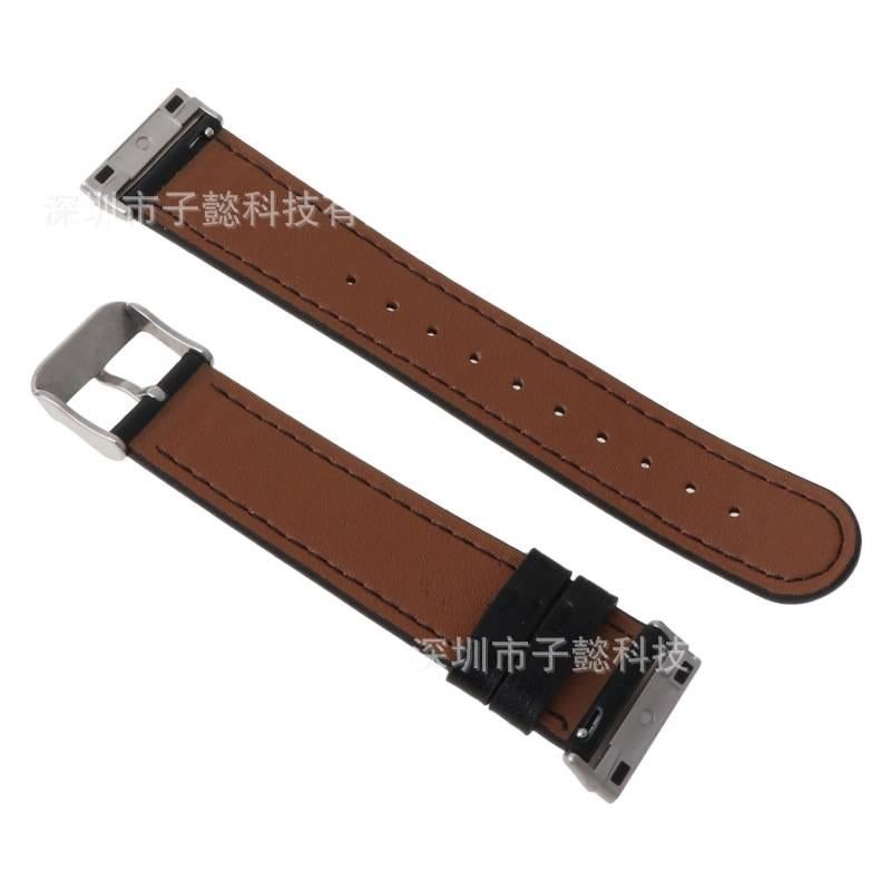Leather Smartwatch Band for daily smartwatch wear and replacement strap Brown finish Personal Use Indoor Use On The Go Use Work Use Family Use - Image 4