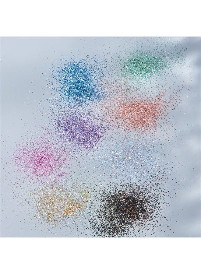 Moon Glitter هولوجرافيك جليتر شاكرز 100% جليتر تجميلي للوجه والجسم والأظافر والشعر والشفتين - 0.17 أونصة - ذهبي - Image 5