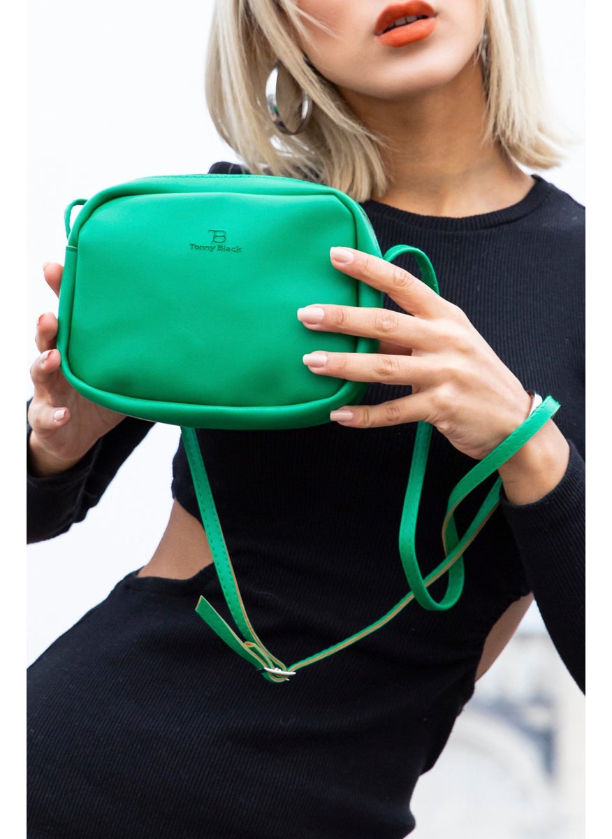 tonny black - Original Women's Mini Urban Crossbody Adjustable Strap Comfort Model Zippered Shoulder Bag TBKÇ00040 - Image 1