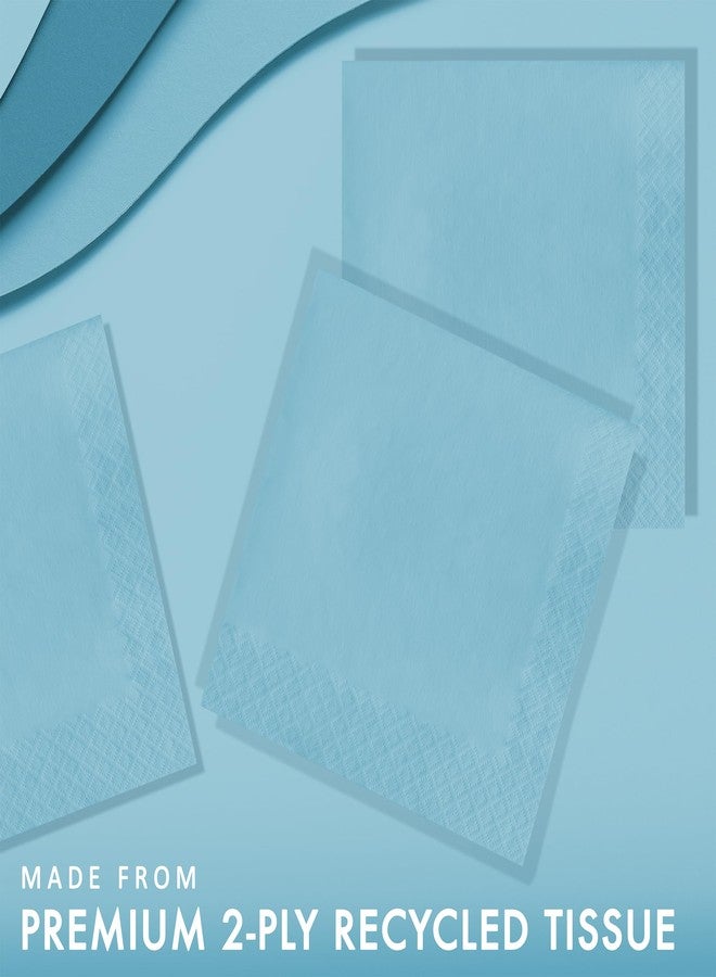 Creative Converting Party Decorations 2-Ply Luncheon Napkins, Party Supplies, One Size, Pastel Blue, 50ct - Image 2