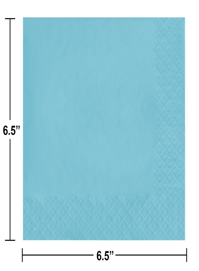 Creative Converting Party Decorations 2-Ply Luncheon Napkins, Party Supplies, One Size, Pastel Blue, 50ct - Image 3