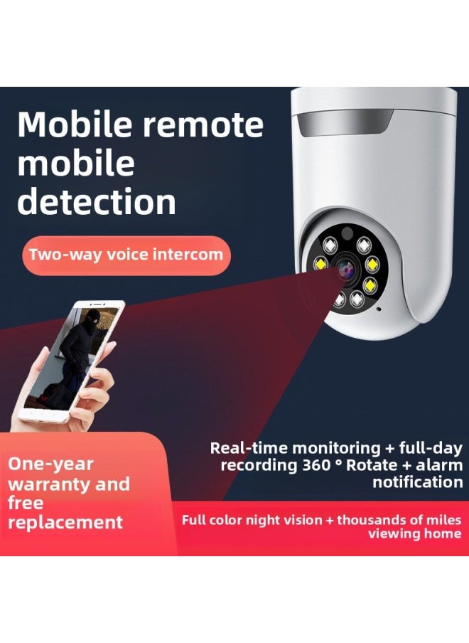 Generic Wireless Home Security Camera V380 Pet Monitor WiFi Remote Control Infrared Pan Tilt HD 1080p With Microphone For Home Safety-Body Color:Q93 English 100 Taiwan Cross Border  - Image 3