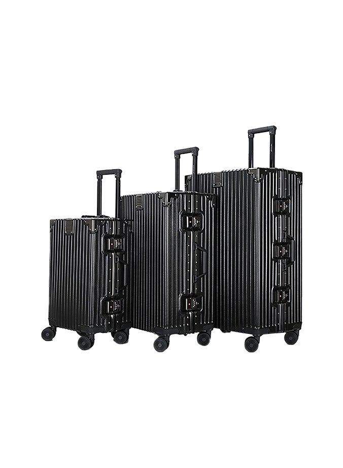 VIPTOUR 3 PCS Suitcase Luggage Set – Durable Travel Luggage Trolley Bag with TSA Lock, 360° Spinner Wheels, and Aluminum Alloy Handle - Image 2