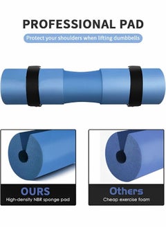 GROIC Barbell Pad Squat Pad for Lunges and Squats,Hip Thrust Pad for Standard and Olympic Bars,Provides Cushion to Neck and Shoulders While Training  - Image 2