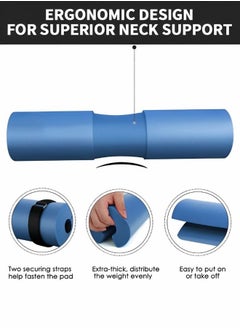 GROIC Barbell Pad Squat Pad for Lunges and Squats,Hip Thrust Pad for Standard and Olympic Bars,Provides Cushion to Neck and Shoulders While Training  - Image 3