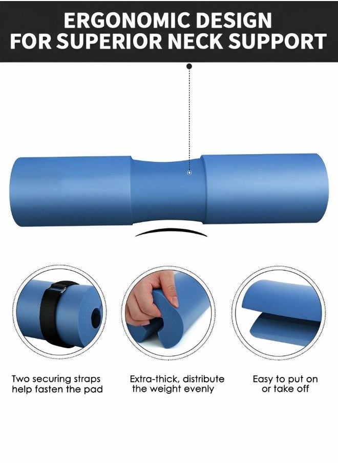 GROIC - Barbell Pad Squat Pad for Lunges and Squats,Hip Thrust Pad for Standard and Olympic Bars,Provides Cushion to Neck and Shoulders While Training - Image 1