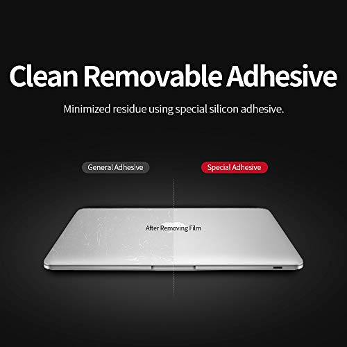 skoko Easy Intall Version Skin Protector Matte Transparent Film Compatible with MacBook Air 13 inch M2 / M3 / M4 2022~2024/2025, Similar to TPU Screen Protector - Image 4