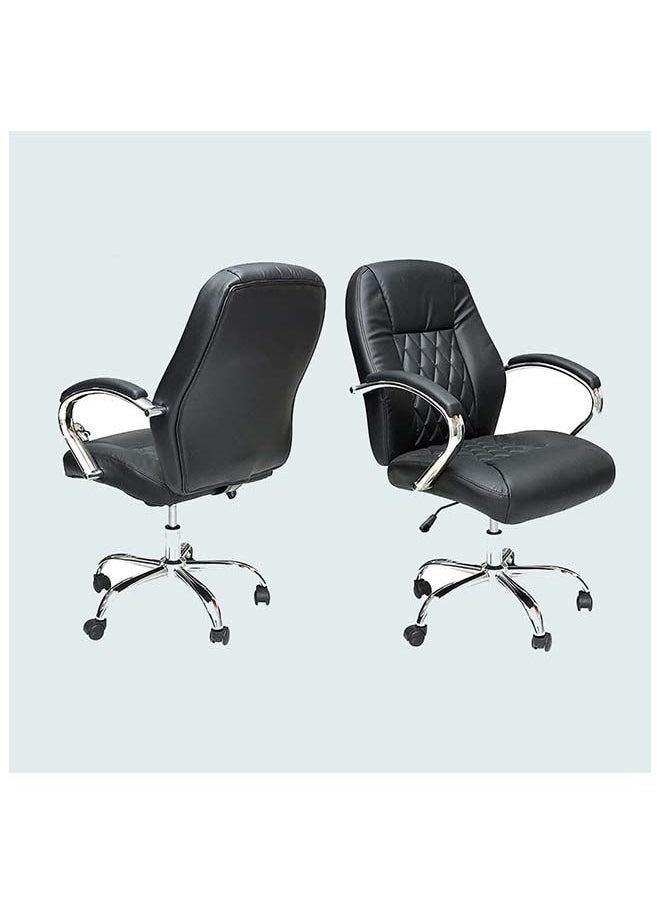 KARNAK Executive Office Chair PU Leather And Foam 360° Swivel Desk Chair Computer Table Chair  - Image 1