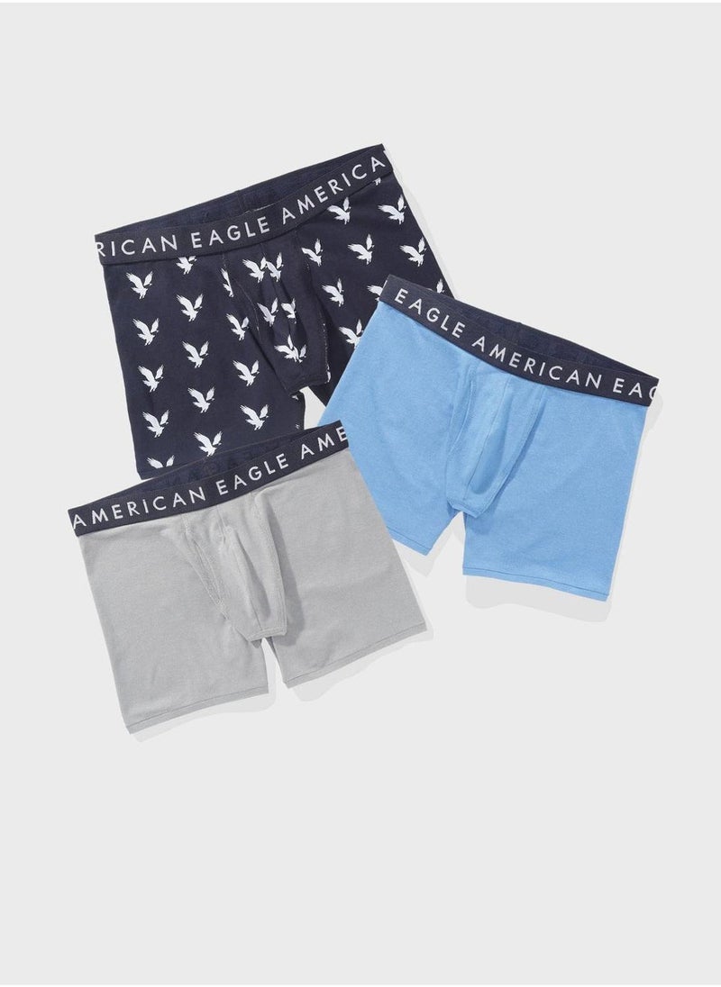 American Eagle 3 Pack Assorted Trunks 