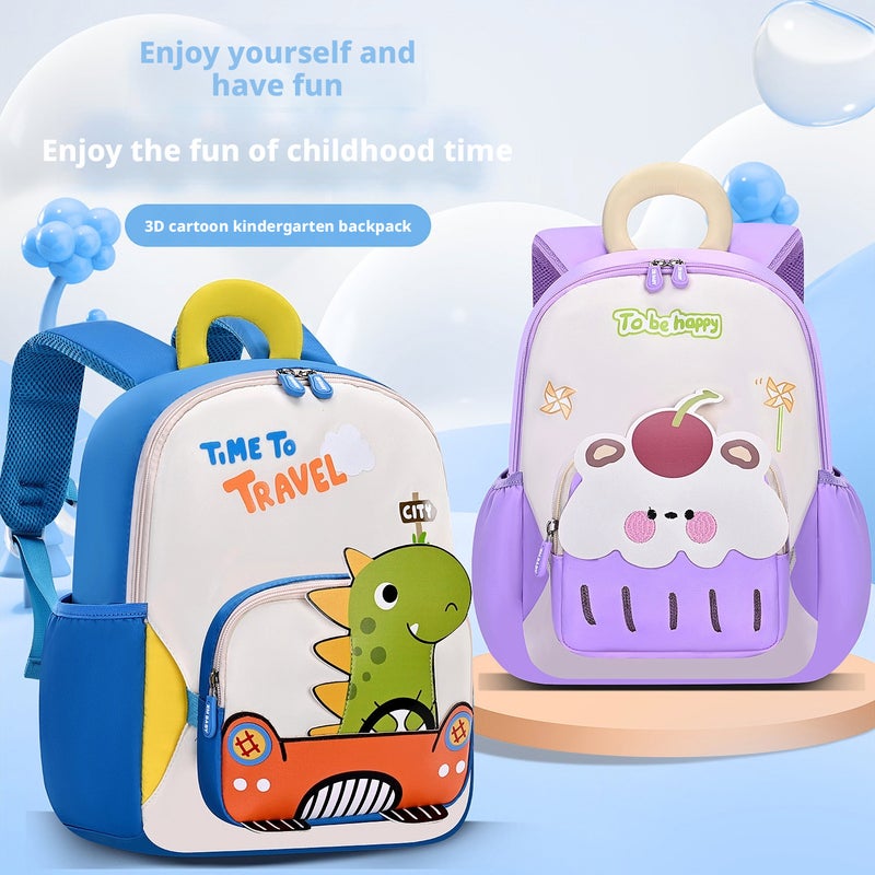 Sesame Baby Kindergarten Cartoon Kids Backpack 3-6 Years Lightweight Cute - Image 1