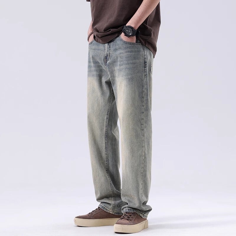 Unisex Classic Denim Jeans Loose Fit Daily Outdoor Wear - Image 5