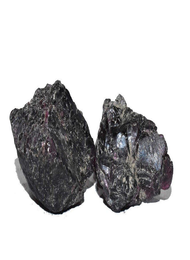 Pyramid Tatva Raw - 100 Gram Rough Stone Natural Healing Crystal Stone Reiki Chakra Balancing (Garnet) - Image 2