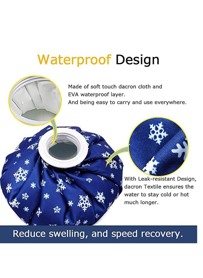 Lifenpure Lifenpure™ 3 Pcs Refillable Ice Bags For Injuries Hot And Cold Therapy Pain Relief With Elastic Breathable Support Wrap  - Image 2