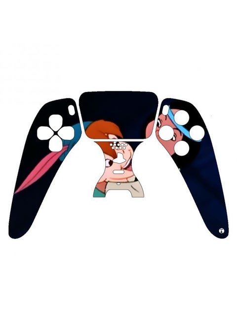 Printed Ps5 Controler Sticker Animation Tiger Lily And Peter Pan From Peter Pan By Disney