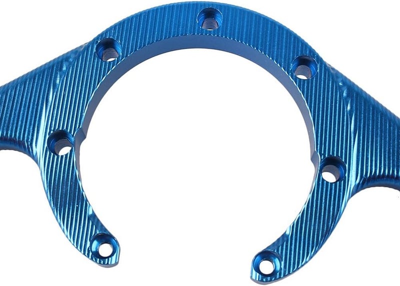 Luckmart Motorcycle Aluminium Rear Passenger Gas Tank Bar Handle Grips Bar Handlebar Grab 7 Holes Compatible for Honda CBR600 CBR900 CBR929 CBR954 CBR250 CBR400 CBR1000 CBR1100 Blue - Image 3