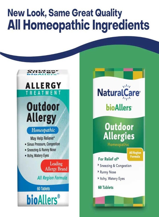 bioAllers NaturalCare Outdoor Allergies Homeopathic Tablets, 60ct | May Provide Support Through Sinus Congestion, Sneezing & Runny Nose, Itchy, Watery Eyes - Image 5