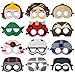 NF ORANGE 12pcs Galaxy Wars Birthday Party MasksGalaxy Wars Party Supplies for Role Playing Birthday Dress Up Props - Image 2