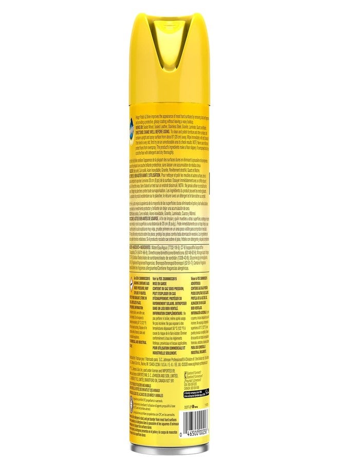 Pledge Polish and Shine Multiple-Purpose Cleaner, Lemon, 14.2 oz, 6/Carton (301168) - Image 4