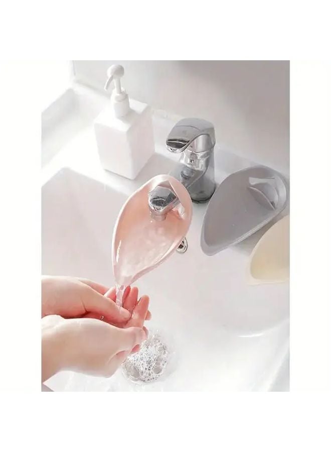 قطعتان ممدة صنبور متينة، مكمل حوض ممتد، موجه مياه سهل التركيب، تصميم بدون حفر - Image 3