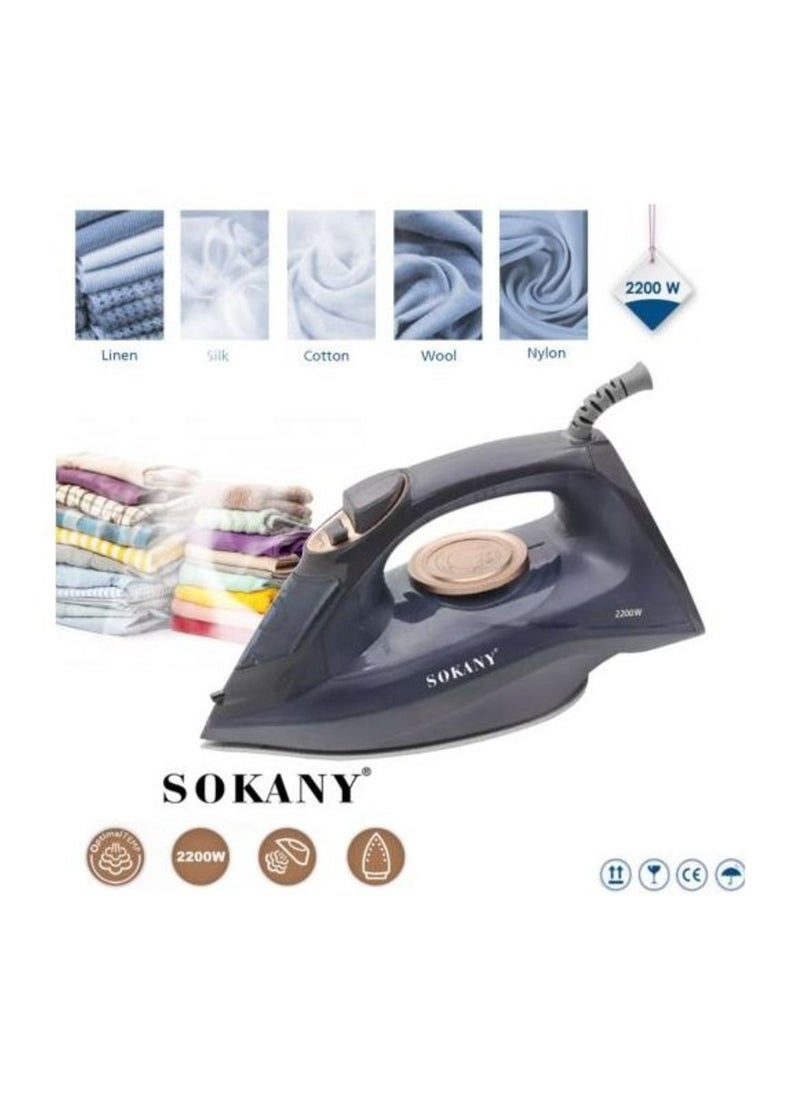 سوكاني جهاز كي بالبخار بقاعدة سيراميك - 2200W - (SL-6699)  - Image 1
