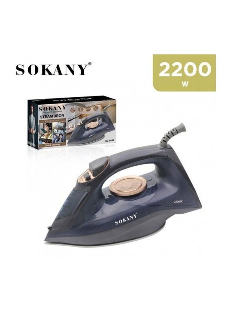 سوكاني جهاز كي بالبخار بقاعدة سيراميك - 2200W - (SL-6699)  - Image 3