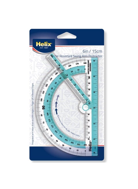 Helix  Swing Arm Protractor  180 Degree Rotation