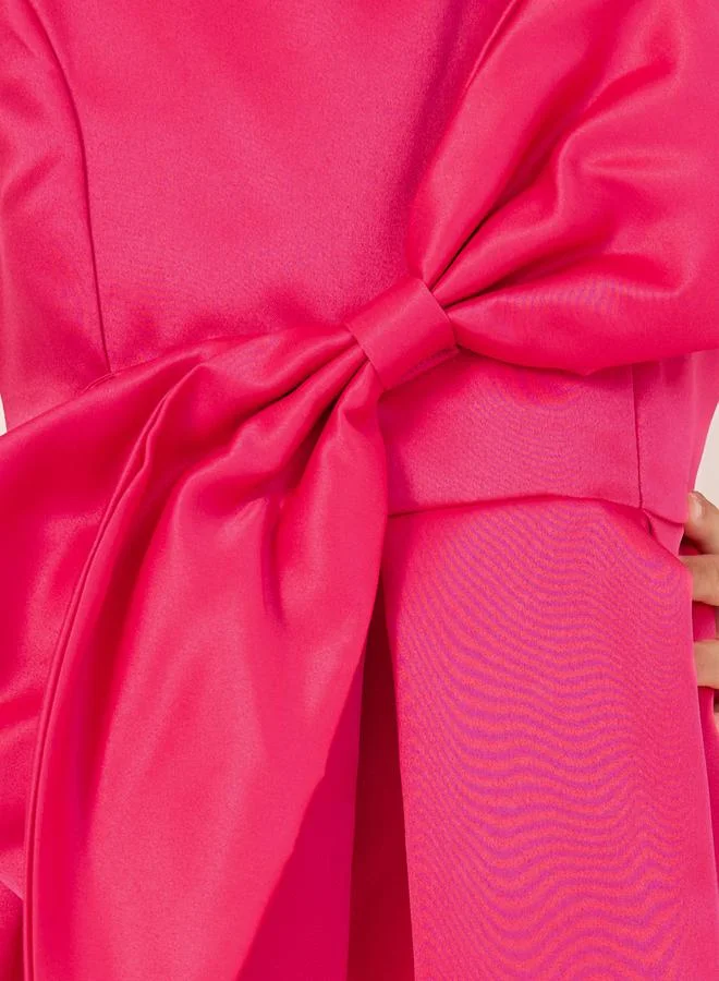 Styli Bow Detail Dress