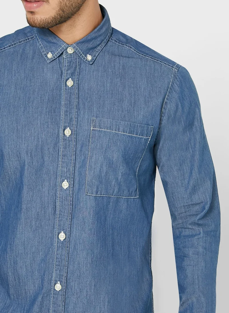Only & Sons Onsnoel Life Regular Fit Denim Shirt