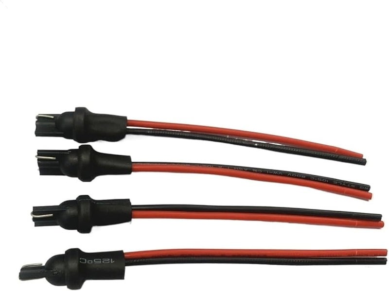 T10 W5W Socket 10pcs Male to Female Bulb Holder for Car Dome Map Reading Lights - Image 5