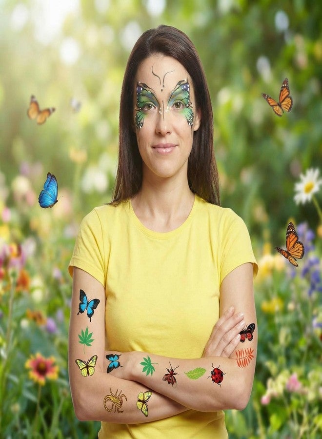 Maitys 288 Pcs Insect Tattoos Bug Temporary Tattoos Reptile Insect Bees, Spiders, Beetles, Butterflies, Arts and Crafts, Bug Party Favor Butterfly Birthday Party Supplies - Image 5
