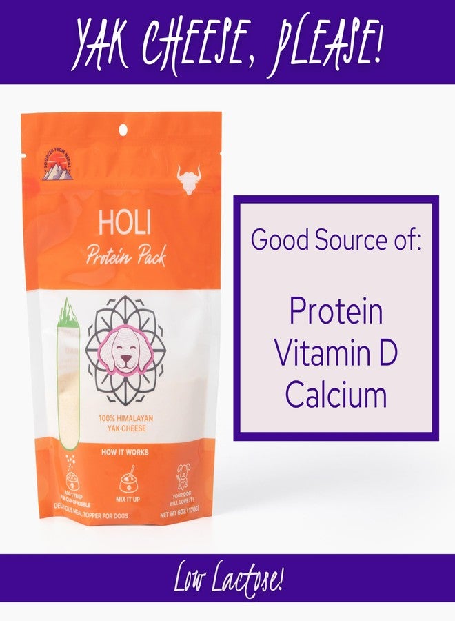 هولي مُعزز نكهة طعام الكلاب من جبن الياك الهيمالايا المجفف من هولي - مُعزز نكهة طبيعي بالكامل لطعام الكلاب - (عبوة من قطعتين، 6 أونصة) - Image 2