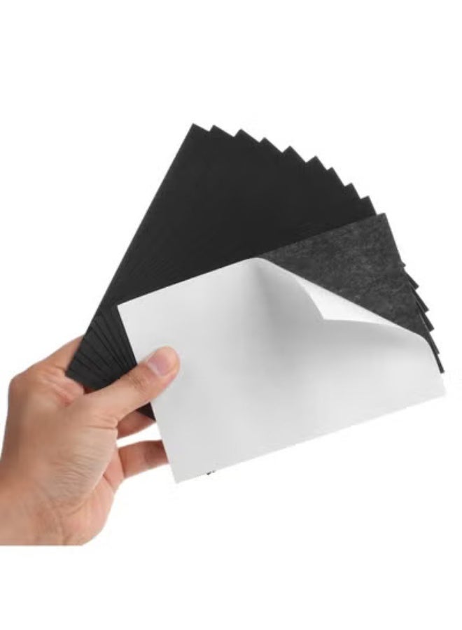 fantasize 10 Pack Adhesive Magnetic Sheets, 15.2 x 10.2cm, Magnetic Picture Magnets, Flexible, Cuttable - Image 1