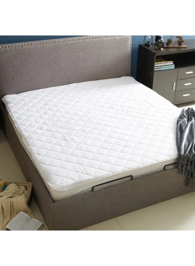 Home Box Hilton Microfiber King Mattress Protector - 180x200 cm
