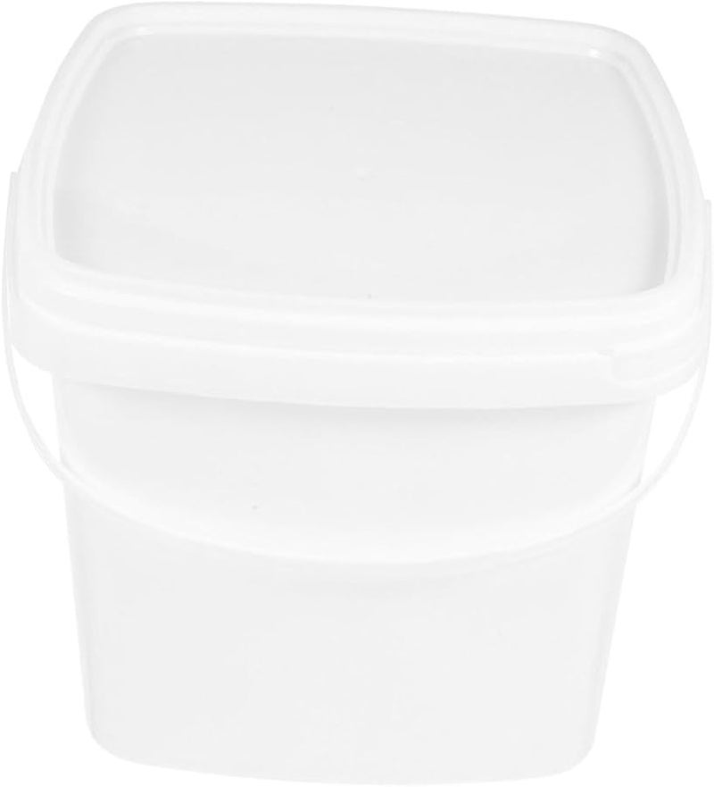 White Plastic Water Storage Bucket Container for Farm Home Gardening - Image 1