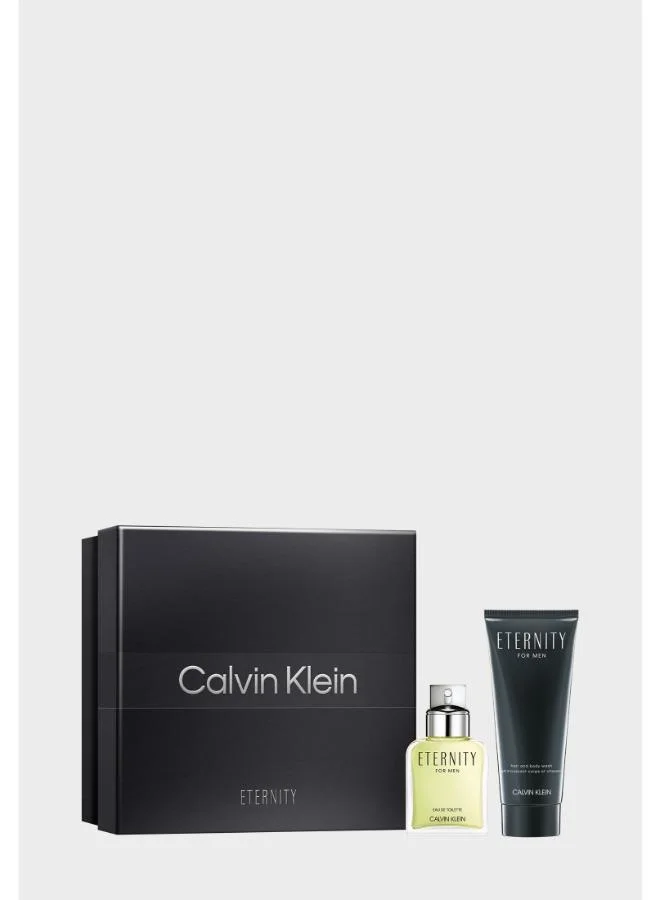 Calvin Klein Eternity For Men Eau De Toilette & Shower Gel Gift Set - 50 ml + 100 ml