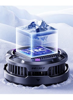 Benks Benks W10 Portable 15W Wireless Charger Magnetic Cooling Fan with RGB Lights Black  - Image 4