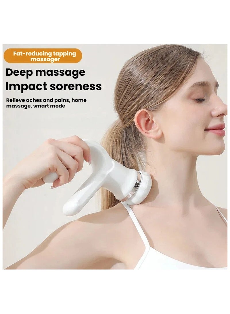 general USB Rechargeable Massager with 4 Replacement Heads - Portable Full Body Massage Tool for Muscle Relief - Image 2