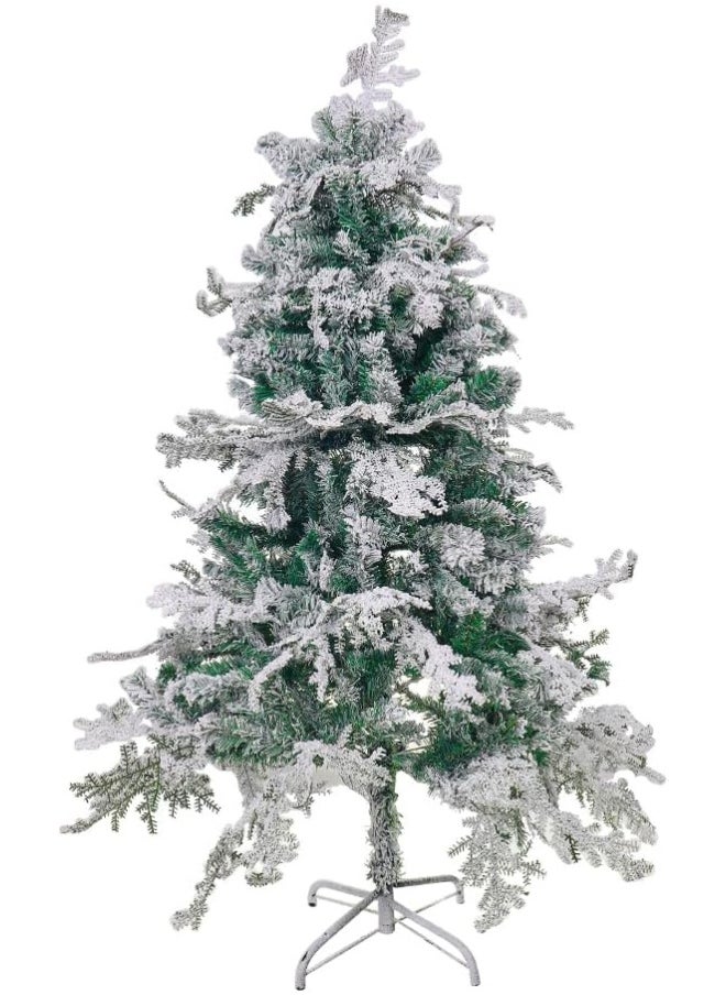 Decor Artificial Tree, Snow-flocked Tree With Sturdy Metal Stand, Flocked Tree With Lush Greenery, Holiday Tree For Home, Office, Event, Easy Assembly 150 Cm - pzsku/Z0D26EDABD57CCC70C84AZ/45/_/1727277958/f803a26b-8d0f-4e88-94c5-c6d0e69dc585