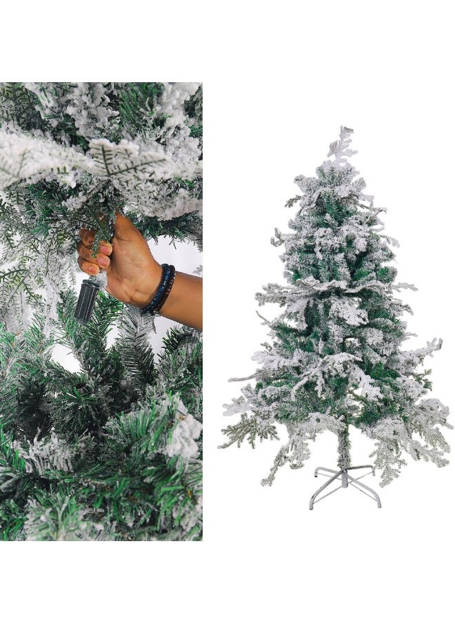 Decor Artificial Tree, Snow-flocked Tree With Sturdy Metal Stand, Flocked Tree With Lush Greenery, Holiday Tree For Home, Office, Event, Easy Assembly 150 Cm - pzsku/Z0D26EDABD57CCC70C84AZ/45/_/1727277969/6fcf3fd0-5047-4d83-8d58-3d416a6be531