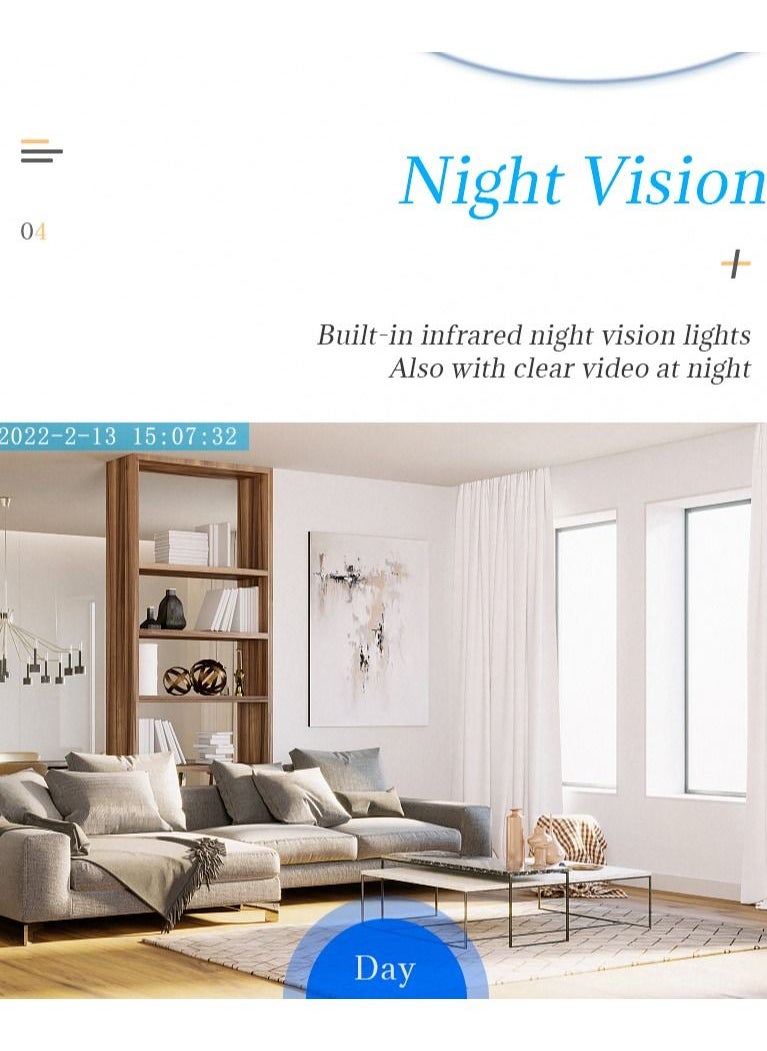 GULFLINK - Wifi  Wireless Full HD 1080P Security Camera With Night Vision - Image 1