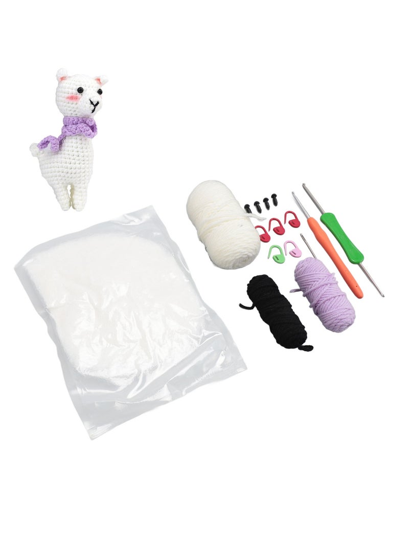 فيلوز مجموعة المبتدئين من الكروشيه التي تصنعها بنفسك من حيوان الألبكة - Image 1