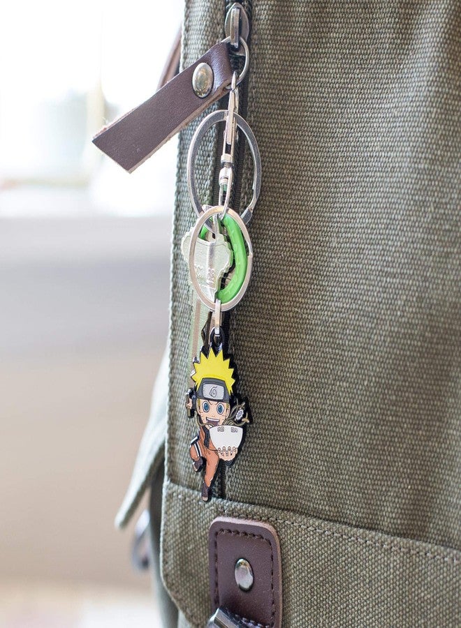 ناروتو سوار وسلسلة مفاتيح بتصميم ناروتو أوزوماكي مع وعاء رامين مطلي بالمينا | إكسسوارات سلسلة مفاتيح أنمي لطيفة مع تعليقة للحقيبة، المحفظة، الهاتف | حصري لدى توينك - Image 4