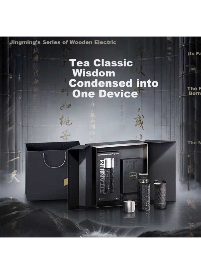 Huawei Smart Selection Huawei Zhixuan Harmonyos Smart Tea Infuser Cup, Pure Titanium Tea Separator, 420ml, Gift For Men And Women, Suitable For Annual Meetings And As A Companion Gift - Image 2