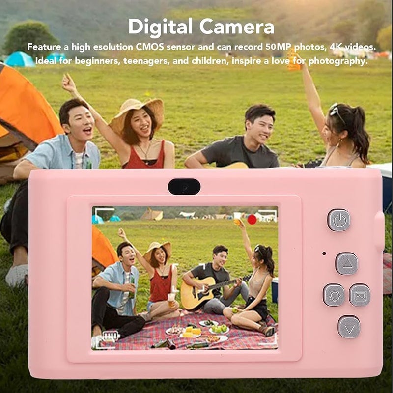 4K Digital Camera 50MP Anti Shake 8X Zoom Vlogging Camera With 32GB Memory - Image 3
